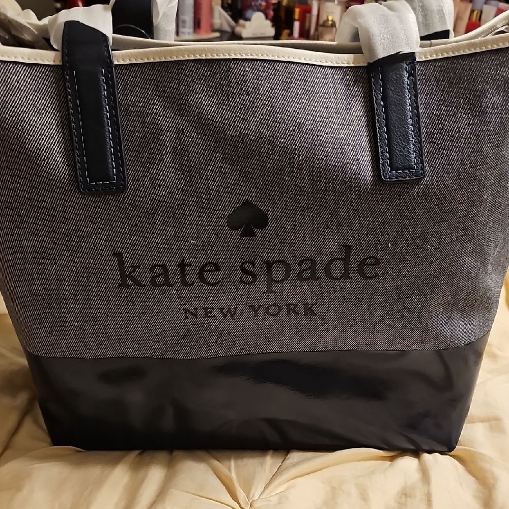 Kate Spade denim and dark blue